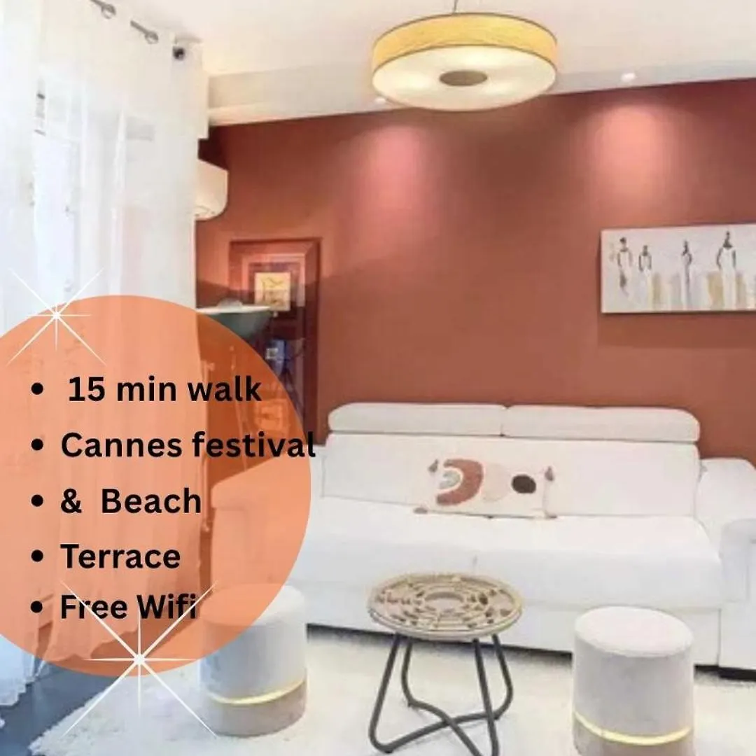 Daire F3 4 Pers 15 Min Palace Cannes